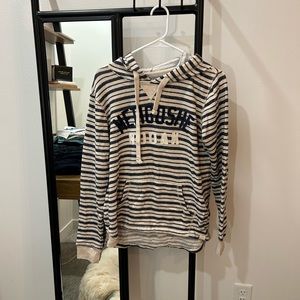 Weathered Striped Metigoshe Lake Sweatshirt